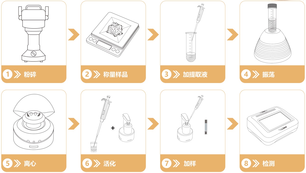 水产重金属快速分析仪使用流程